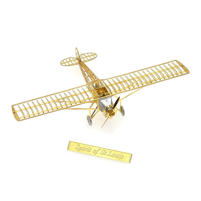StratoStudio B16001 Micro Wing Series 1/160 DIY 3D Metal Assembly Biplane Model Creative Toy