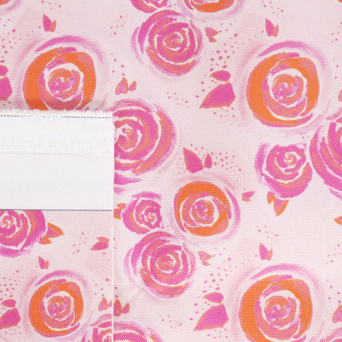 This printed WPC-Lite is of watercolor rose in pink and orange.