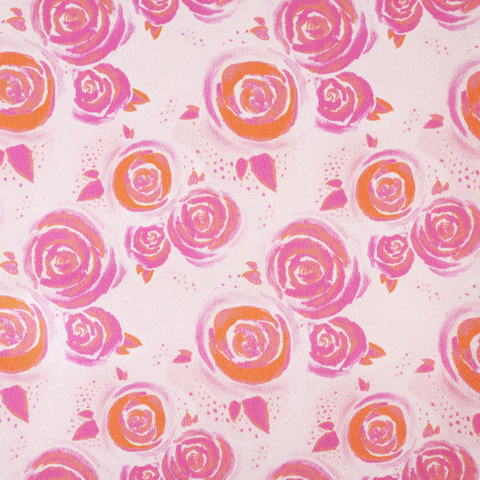 This printed WPC-Lite is of watercolor rose in pink and orange.