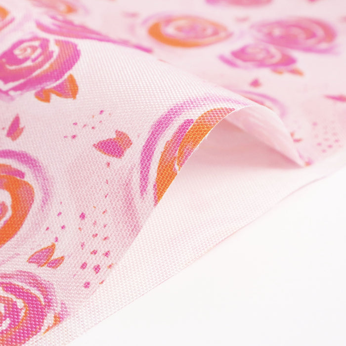 This printed WPC-Lite is of watercolor rose in pink and orange.