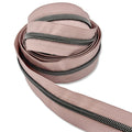 Strawberry Mocha  | #5 Black Nickel Zipper by the Yard - 3 Yard Singles