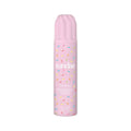 Birthday Cake Whipped Shower Foam body wash in pink canister, front view, on a white background.