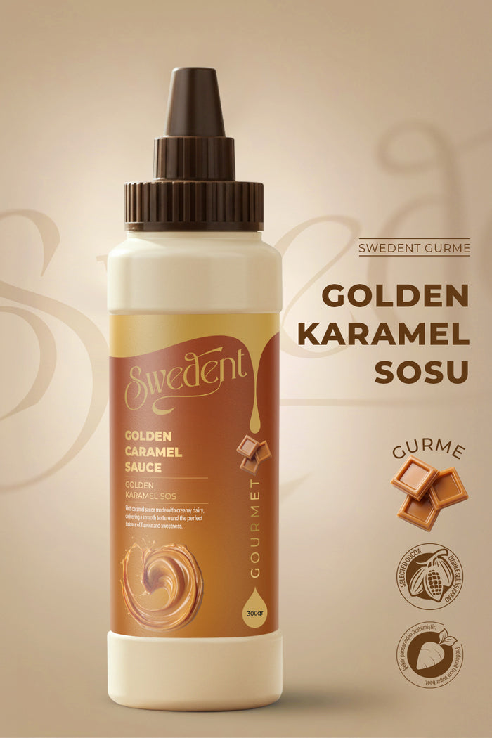 Add a rich finishing touch to your favorite desserts with Swedent Gurme Serisi Caramel Sauce.