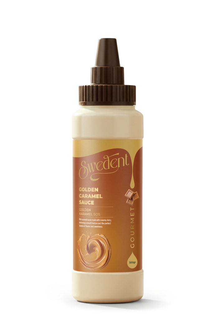 Add a rich finishing touch to your favorite desserts with Swedent Gurme Serisi Caramel Sauce.