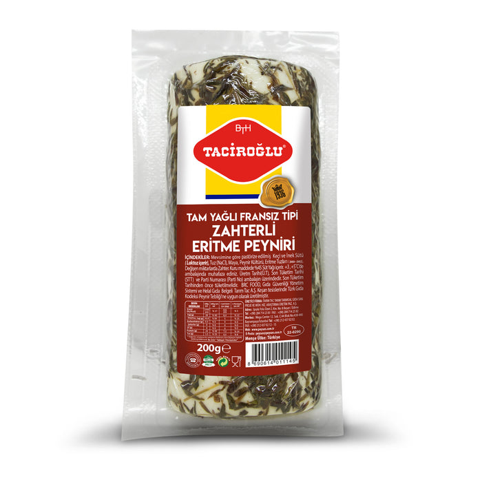 Taciroglu Zahter Infused Goat Cheese is a regional specialty inspired by the rich culinary heritage of Southeastern Türkiye.
