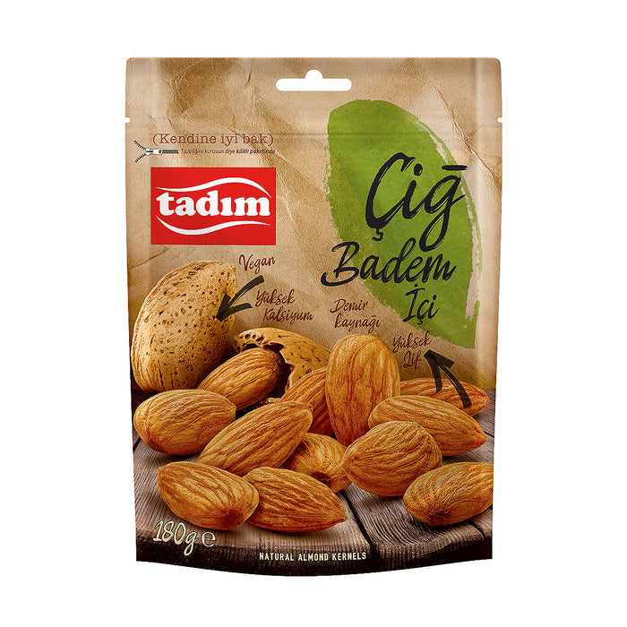 Tadım Raw Almond Inside (Badem İçi Çiğ) 180 G