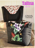 Talissa Zip Top Tote Bag by Nancy Stroop Patterns | Hardware Kit