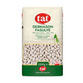Tat Dermason Bean 35.2 oz (1 kg) is a high-quality white bean variety grown in Türkiye, known for its smooth texture and quick cooking time.