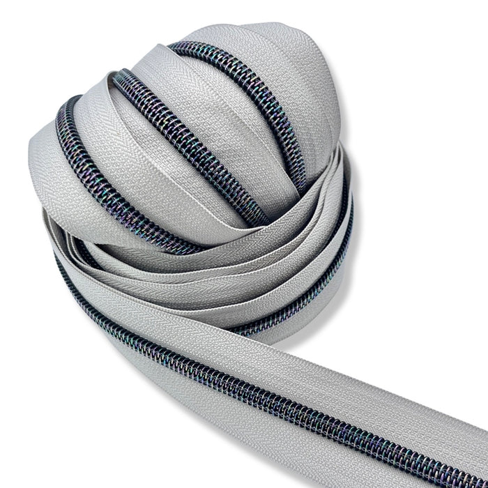 Taupe | #5 Midnight Rainbow Zipper by the Yard - 5 Yard Singles