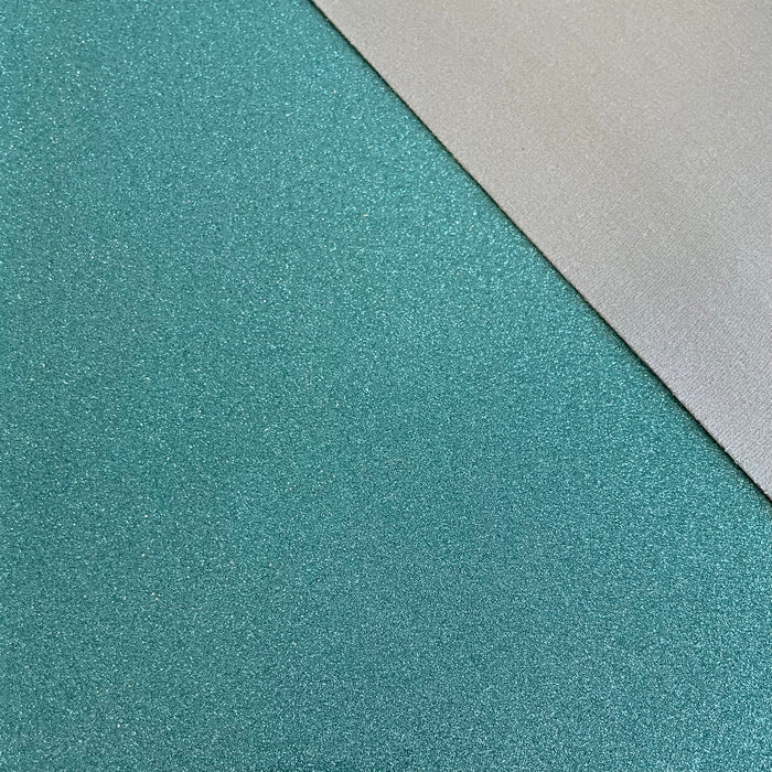 Teal Tinsel | 18" Ace Glitter Vinyl Roll