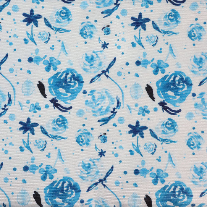 This printed WPC-Lite is of watercolor flowers in teal tones.