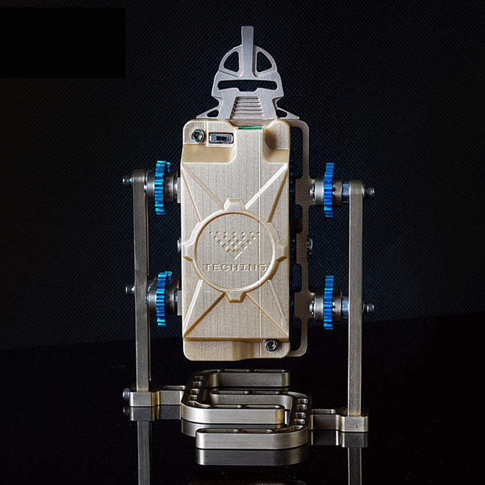 Teching 67pcs Metal Assembly Smart Controlled Pedestrian Walking Robot Model Toy for Adult