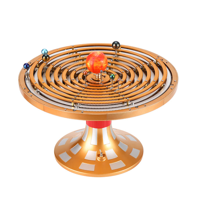 Teching DIY Your 8 Planets Solar System Orrery Planetarium Build with Motor