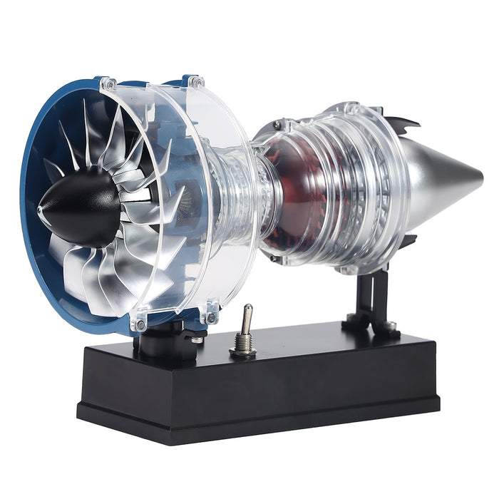 TECHING DM122 DIY Metal Turbofan Engine Model Building Kits 170PCS+ Pocket Size