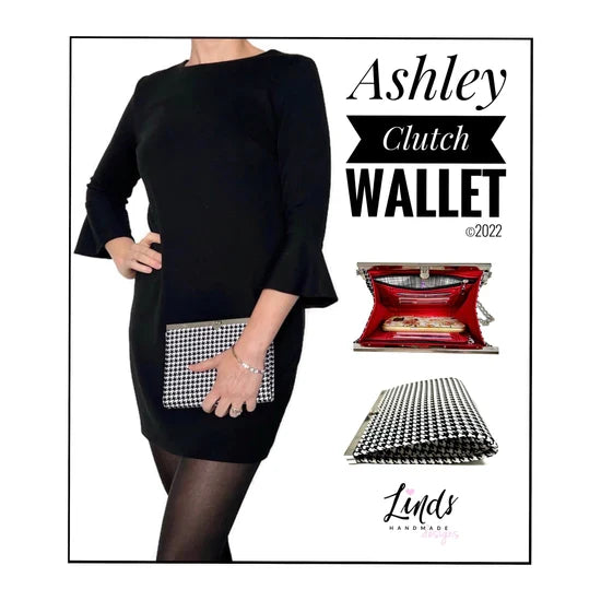 The Ashley Clutch Wallet by Linds Handmade Designs | Hardware Kit