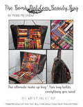 The Bomb Dot Com Beauty Bag - PDF Download ONLY Sewing Pattern