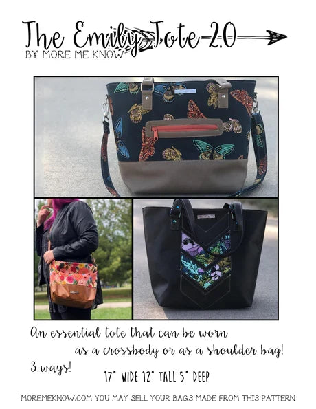The Emily 2.0 Tote by More Me Know | Hardware Kit