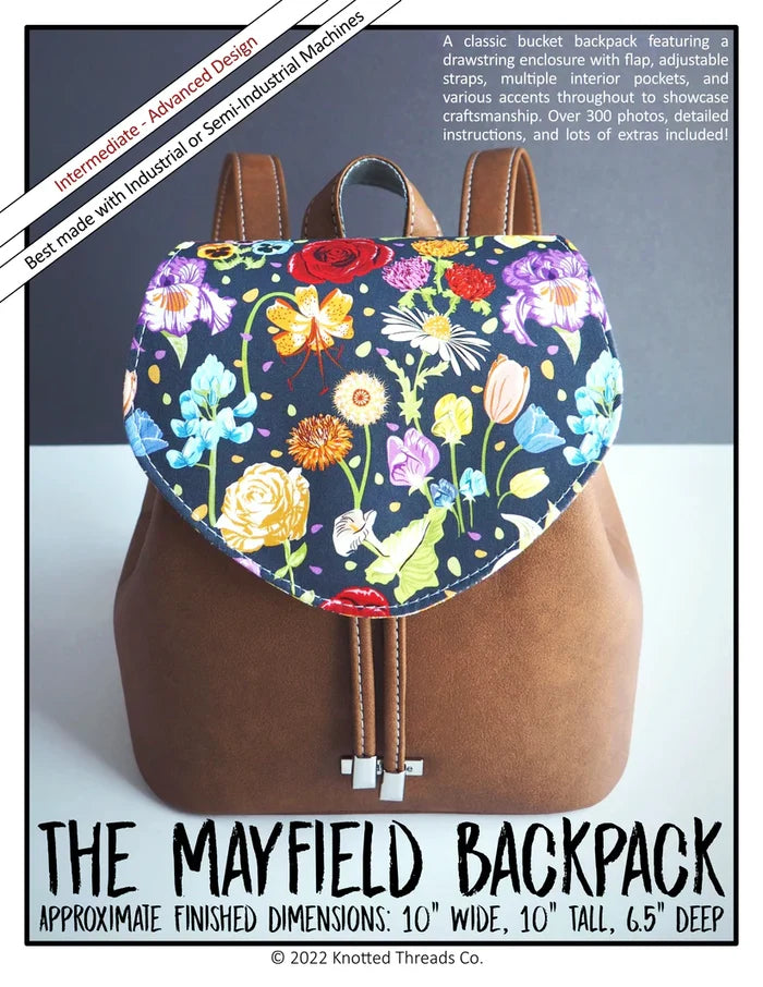 The Mayfield Backpack by Knotted Threads Co. | Hardware Kit