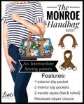 The Monroe Handbag by Linds Handmade Designs | Hardware Kit