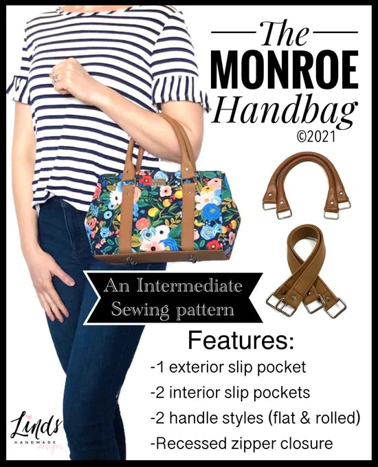 The Monroe Handbag by Linds Handmade Designs | Hardware Kit