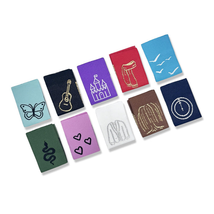 The Vault Label Collection | Woven Sew-in Labels - Pack of 10
