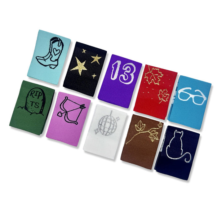 The Vault Label Collection | Woven Sew-in Labels - Pack of 10