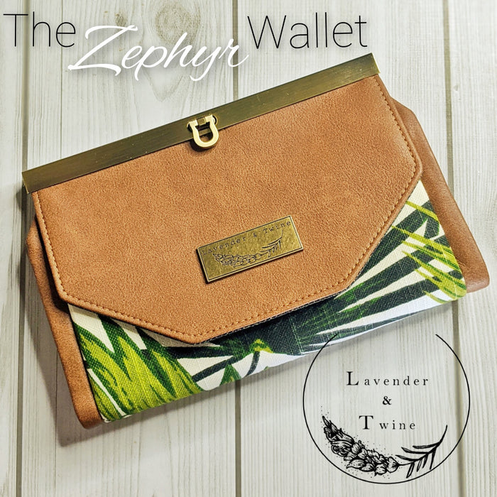 The Zephyr Wallet by Lavender & Twine | Hardware Kit