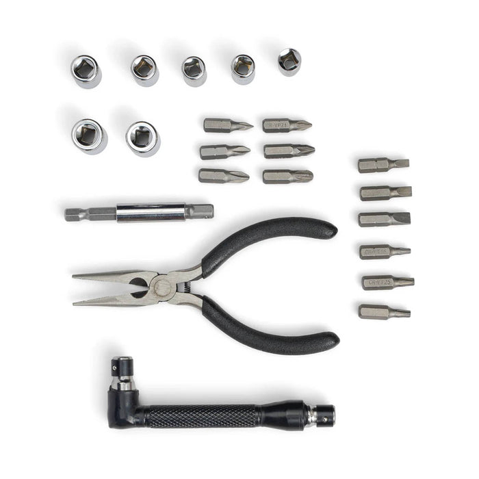 Gentlemen's Hardware Tools of the Trade mini tool kit contents on a white background.