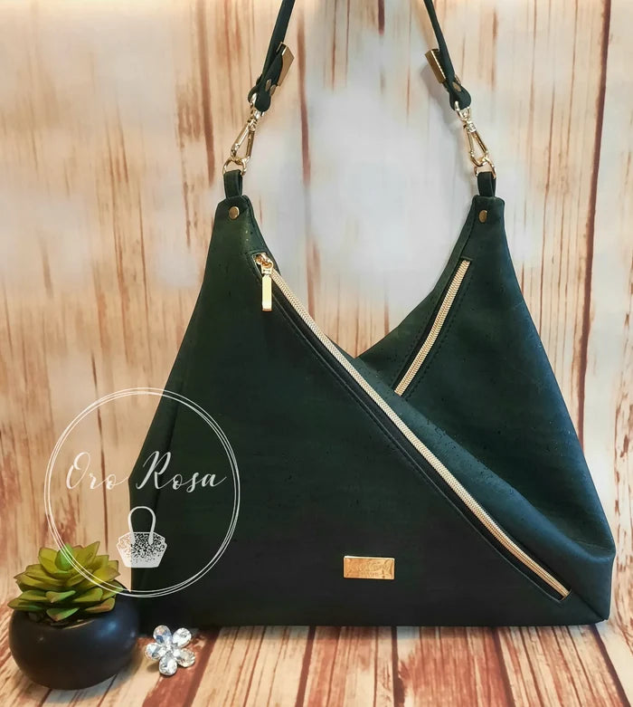 Traudy Triangular Shoulder Bag by Oro Rosa | Hardware Kit