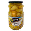 Tukas Pickled Green Peppers bring the bold, tangy flavor of traditional Turkish pickling straight to your table.