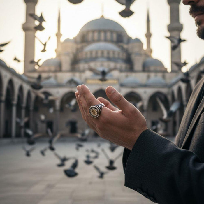 Turkish Silver Ring Suleyman Seal Tugra Design is a bold expression of heritage and craftsmanship inspired by the grandeur of the Ottoman era.