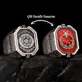 Rooted in centuries of heritage, this Turkish Silver Ring with Seal of Solomon motif blends symbolism, craftsmanship, and bold design into one striking piece.