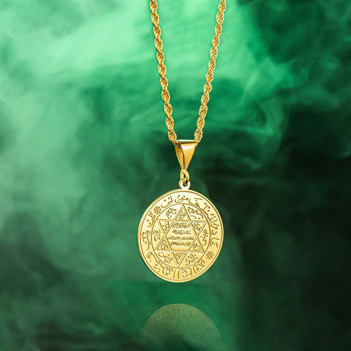 Rooted in centuries of spiritual symbolism, this Turkish Sterling Silver Necklace with Seal of Solomon is a meaningful piece crafted for those who value heritage and faith-inspired design.