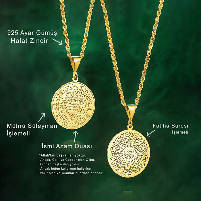 Rooted in centuries of spiritual symbolism, this Turkish Sterling Silver Necklace with Seal of Solomon is a meaningful piece crafted for those who value heritage and faith-inspired design.