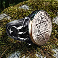 Rooted in centuries of symbolism, this Turkish Sterling Silver Ring with Seal of Solomon is a bold statement piece crafted for those who appreciate meaningful design and powerful heritage motifs.