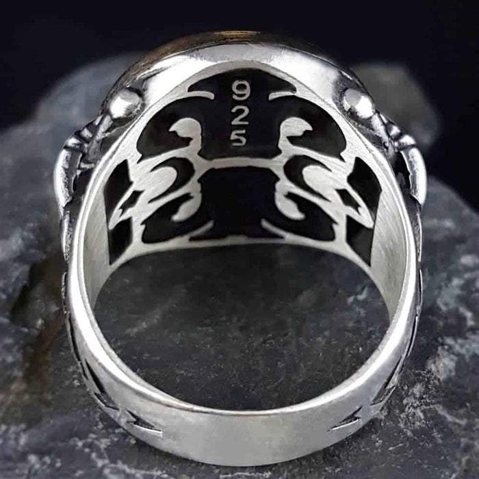 Rooted in centuries of symbolism, this Turkish Sterling Silver Ring with Seal of Solomon is a bold statement piece crafted for those who appreciate meaningful design and powerful heritage motifs.