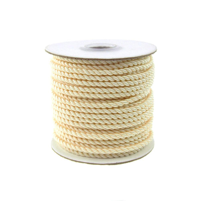 Twisted Cord Rope 2 Ply, 3mm, 25-yard, Pastel