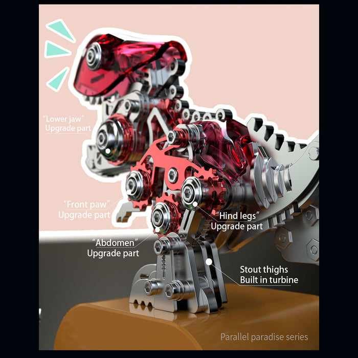 Tyrannosaurus Dinosaur 3D Metal Puzzle DIY Assembly Model Building Kits for Kids