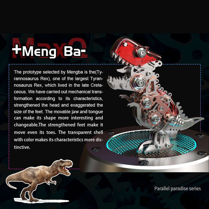 Tyrannosaurus Dinosaur 3D Metal Puzzle DIY Assembly Model Building Kits for Kids