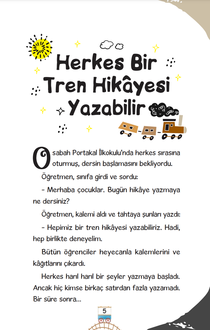 Uzaya Giden Tren- Çocuk Kitabı