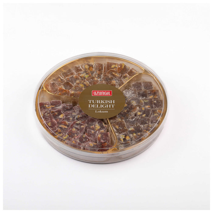 Uzungil Duble Antep Pistachio Double Roasted Mixed Turkish Delight brings the rich confectionery tradition of Türkiye to your table.