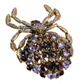 Vintage Gold Plating Spider Dragonfly Brooch