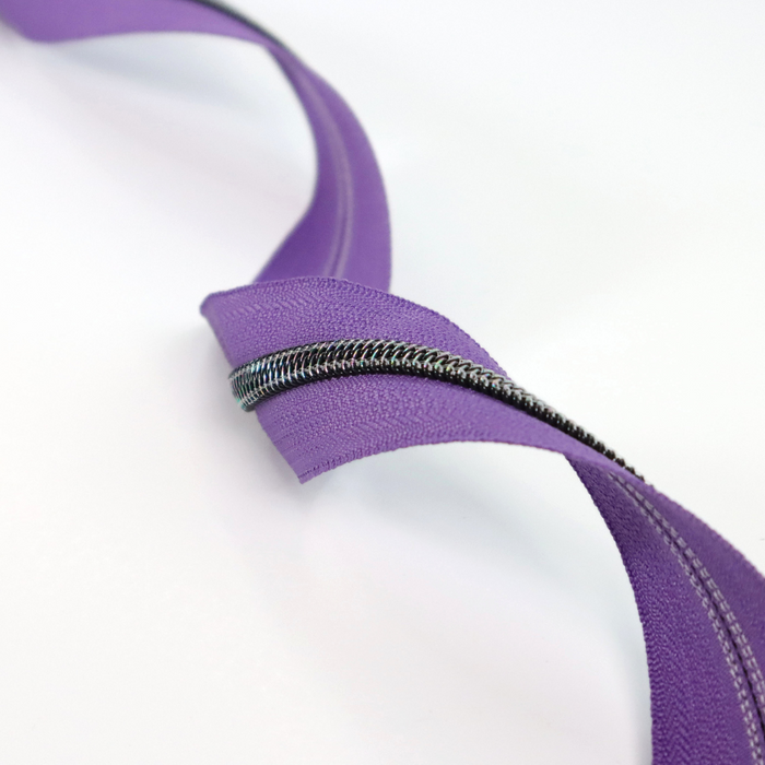 Violet Indigo | #5 Midnight Rainbow Zipper by the Yard - 3 Yard Singles