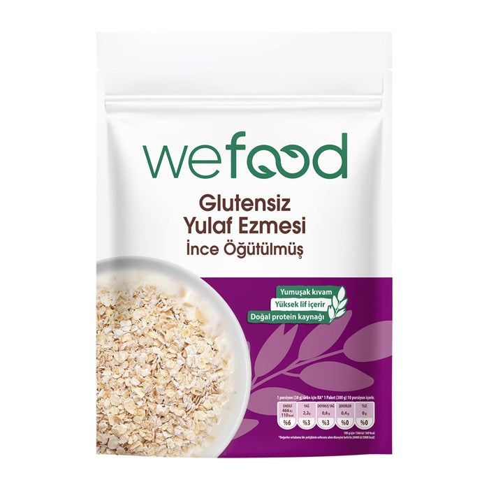 Wefood Fine Ground Gluten Free Oatmeal is a wholesome and versatile breakfast essential made from carefully milled oats.