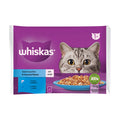 Whiskas Tuna Selection Wet Cat Food Pouch 4 x 85 g is a complete and balanced wet food designed for adult cats.