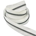 White | #3 Midnight Rainbow Zipper by the Yard - 5 Yard Singles