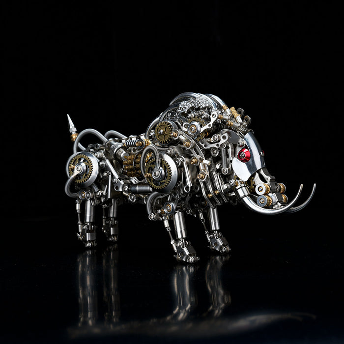 Wild Boar with Iron Tusk 3D Metal Model Kit for Adults Difficult Puzzle  (1100PCS)