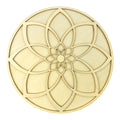 Wooden 3D DIY Craft Mandala Plaque, 9-1/4-Inch