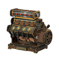 Wooden V8 Engine Model Kit 3D DIY Mechanical Assembly 1000+PCS