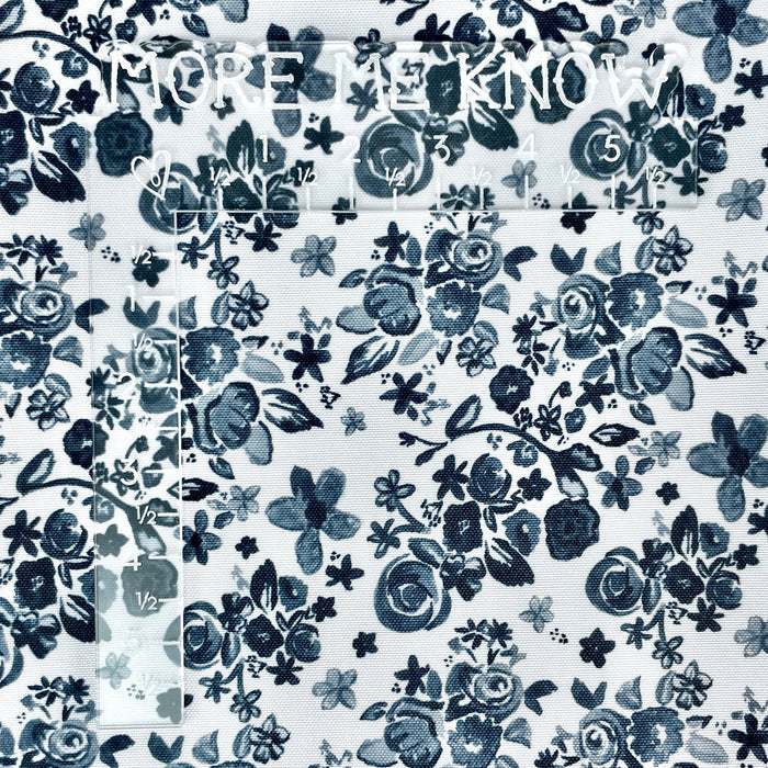 WPC Black & White Teacup | 1 Yard Cut